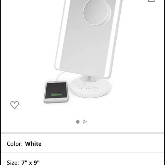 Retails for $100 i-home vanity Bluetooth speaker / mirror - Picture 9 of 11